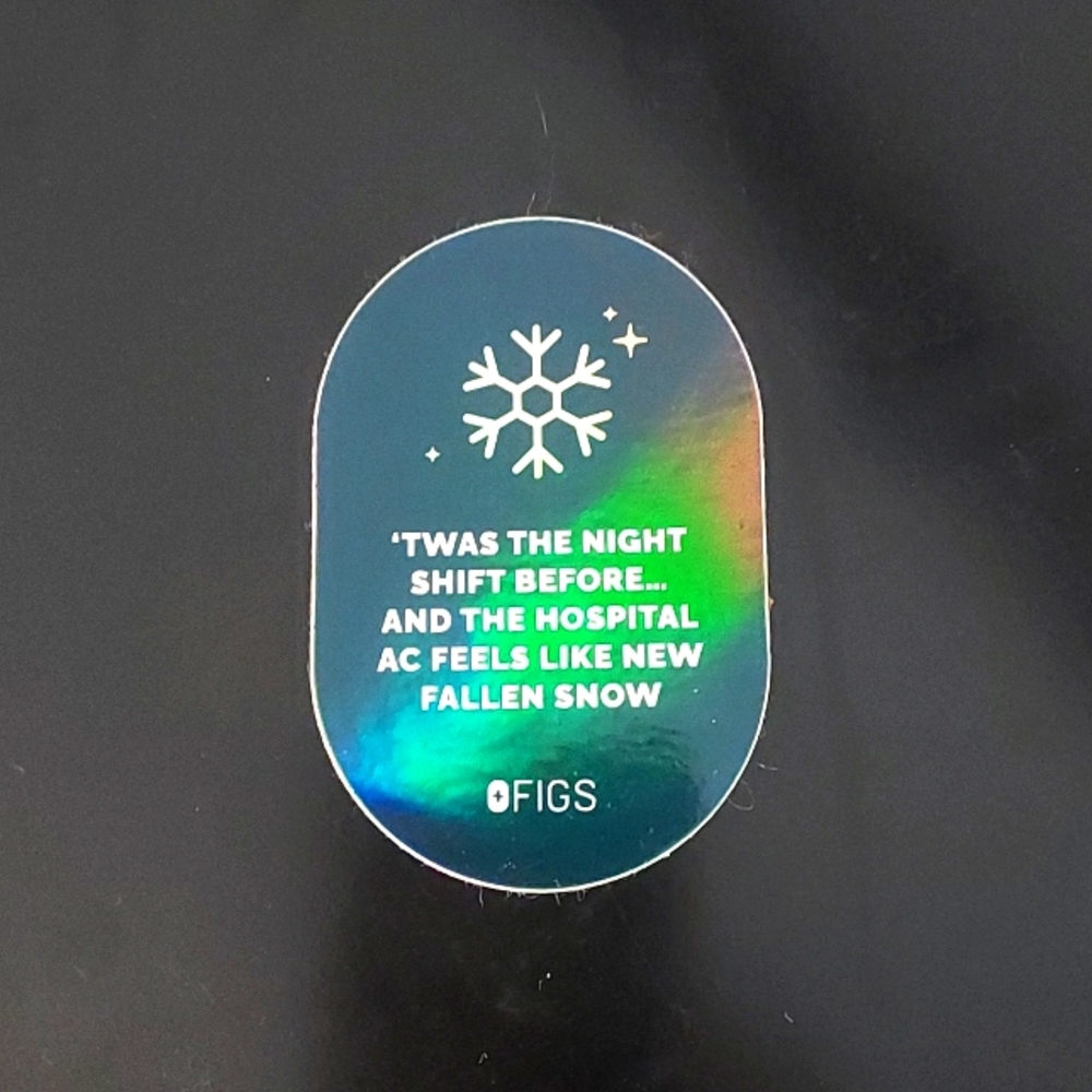 FIGS Limited Edition sticker- holographic